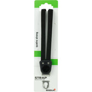 Bibia Snelbinder Quatro Strong zwart, stevige snelbinder op kaart voor fietsaccessoires of bevestigingen.