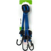 Blauwe Bibia Spinbinder Euro 4-10-50 snelbinders op kaart, geschikt voor fietskabels en accessoires.