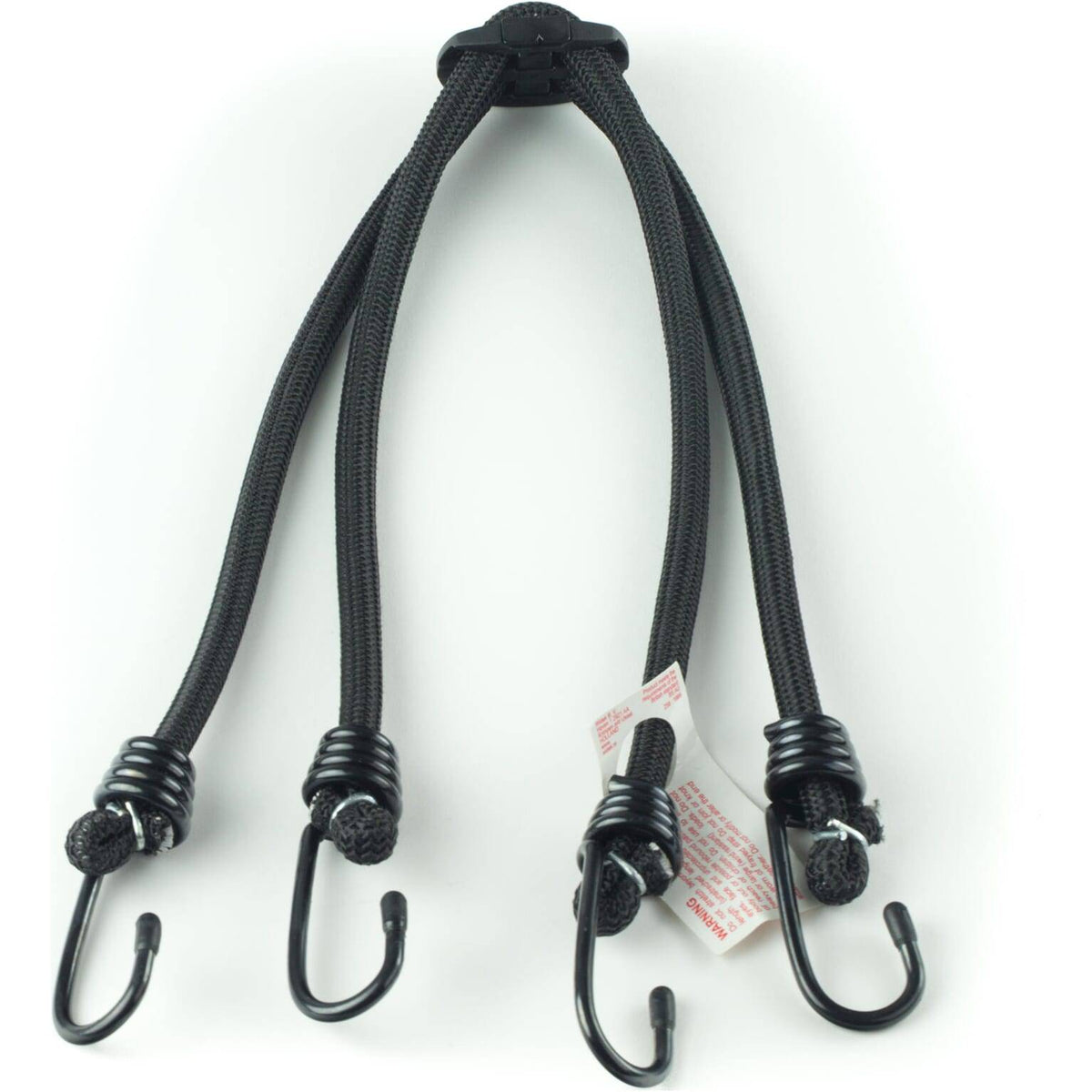 Zwarte Bibia Spinbinder Euro 4-10-65 snelbinder voor fiets, stevig en eenvoudig te gebruiken.