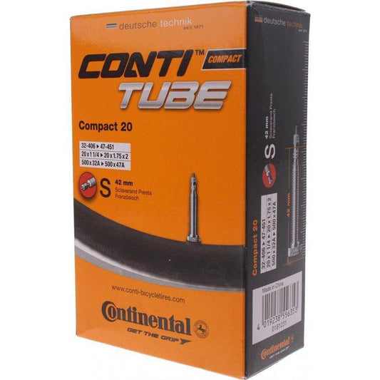 Binnenband 20" Continental Compact 20X11/4-13/8-200 Sv 42Mm - Le coq wielerartikelen