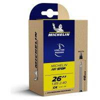Binnenband 26 inch Michelin Airstop C4 met 48mm ventiel, geschikt voor fietswielen van 26 inch, duurzame en betrouwbare kwaliteit