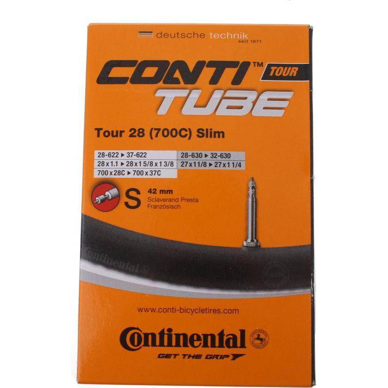 Binnenband 28 inch Continental Tour Slim 42mm met slang voor fiets, geschikt voor 28x1 1/8 inch banden