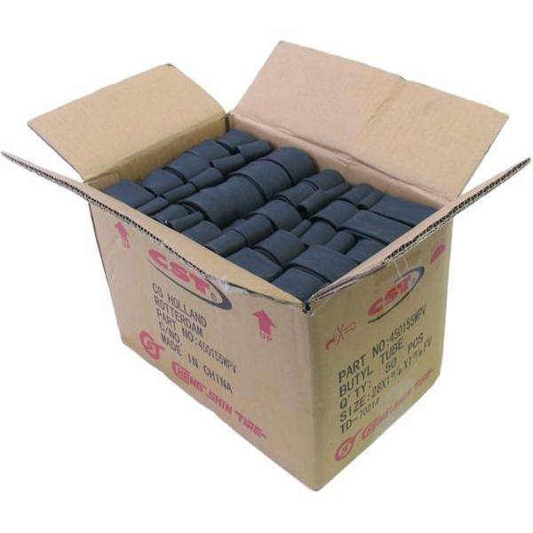 CST binnenband DV48 28 inch, 1.50 inch, geschikt voor 28/47-622 banden, verpakt per 50 stuks, geschikt voor fietsreparatie.