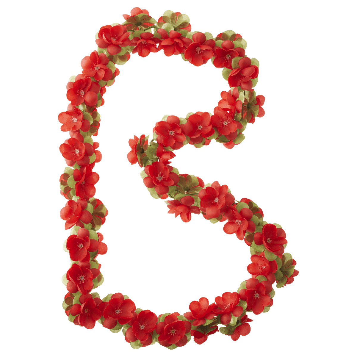 Basil bloemenslinger van 120 cm met kleurrijke bloemen, perfect voor decoratie en feestelijke gelegenheden