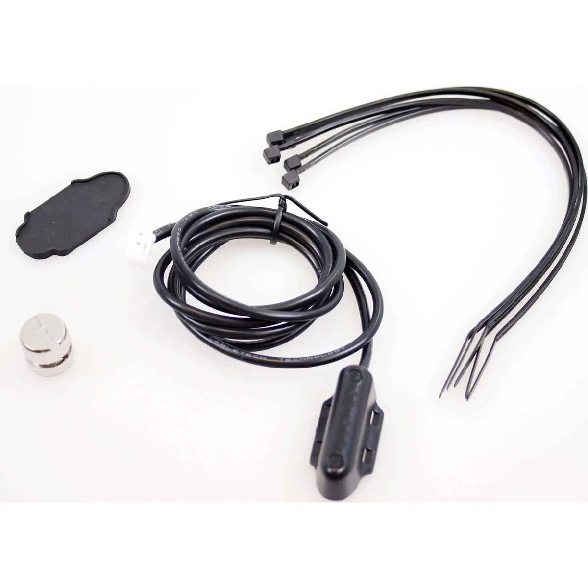 Cortina Sportdrive 36V snelheidsensor, 950mm lange sensor voor elektrische fietsen, bevestiging en kabel zichtbaar in afbeelding