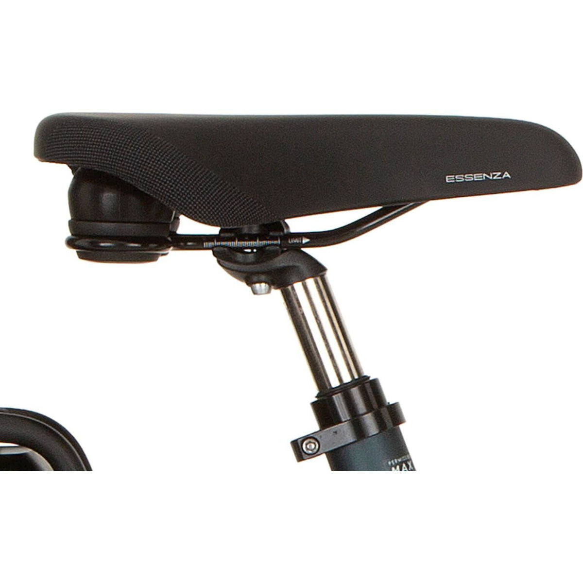 Cortina Essenza stadsfiets en e-bike zadel, comfortabele en ergonomische zadel voor stadsfietsen, zwart met zachte bekleding