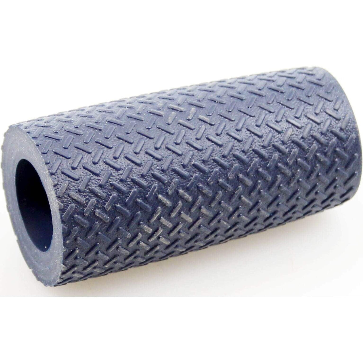 Blauw Cortina Dakar stuurhandvat rechts van 70 mm, geschikt voor fietssturen, zichtbaar op de afbeelding.