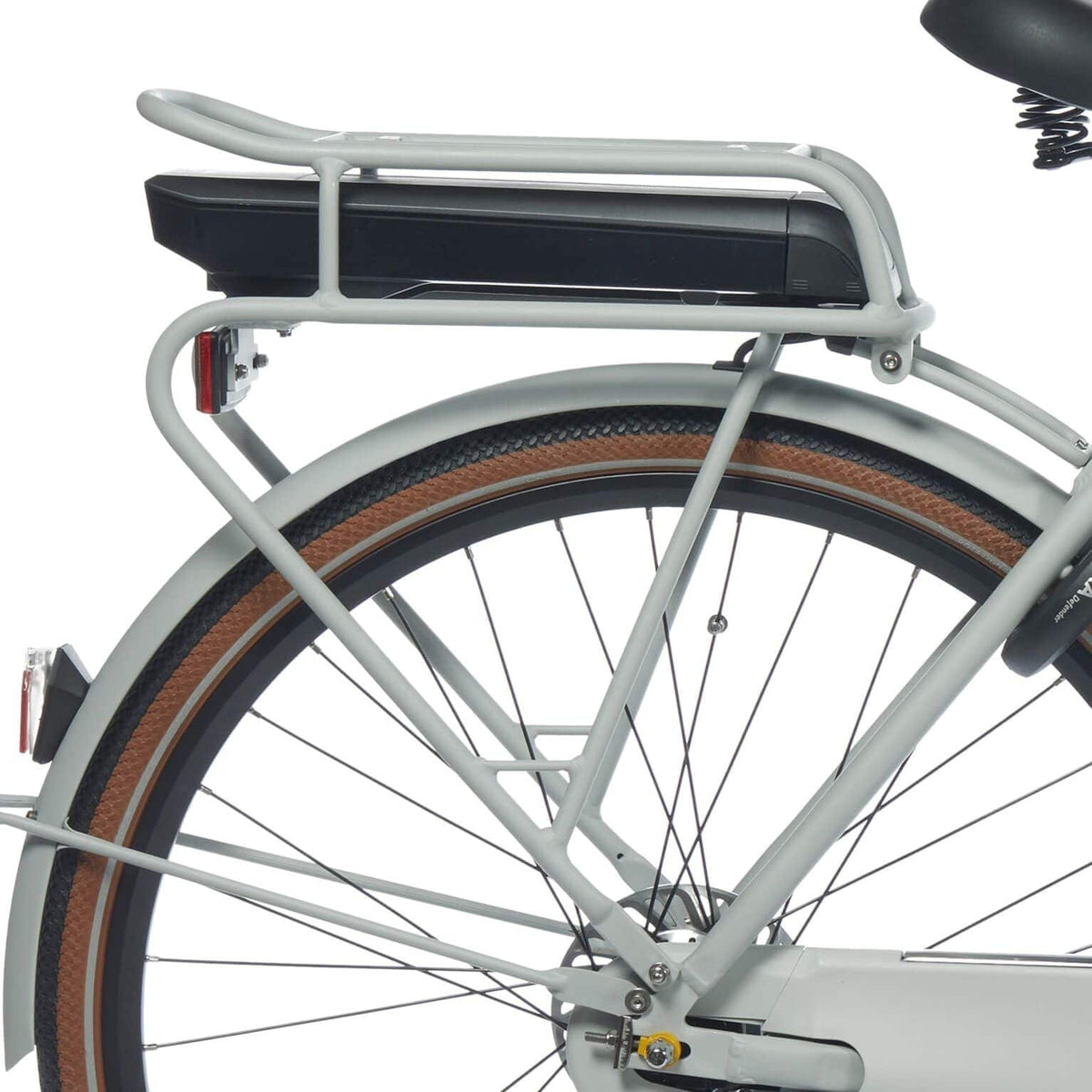 Cortina Achterdrager E-U4 Bosch Smooth Grey Matt, zwarte drager voor achterzijde auto, glad en mat afgewerkt.