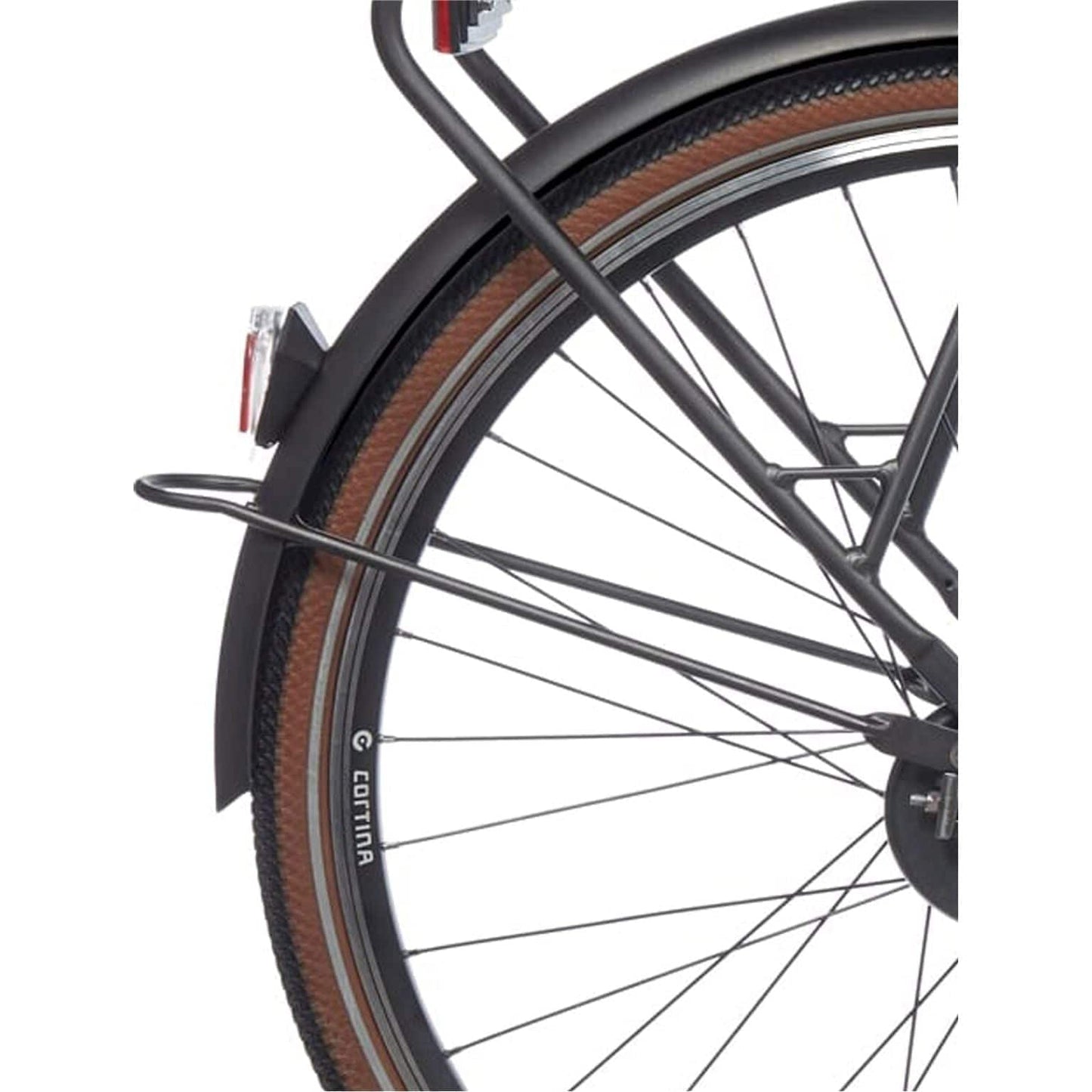 Cortina Spatbord Achter 28 E-U4 Bosch Eclips Black Matt - Le Coq Wielerartikelen
