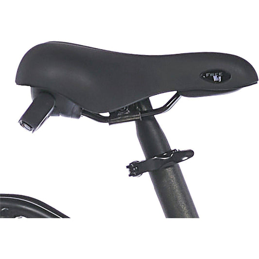 Cortina Zadel Freeway City + Handle Zwart - Le Coq Wielerartikelen