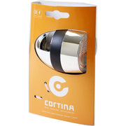 Cortina Koplamp Amsterdam Dynamo, helder fietslicht met dynamo voor veilig fietsen, zichtbaar in de afbeelding