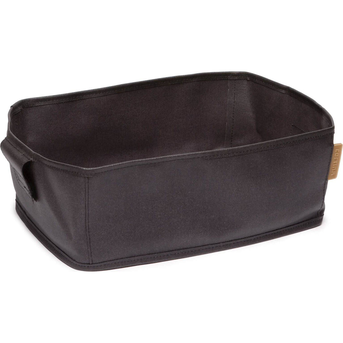 Zwarte Cortina Inlay hondenmand Manchester met zachte bekleding en comfortabele rand, ideaal voor huisdieren.