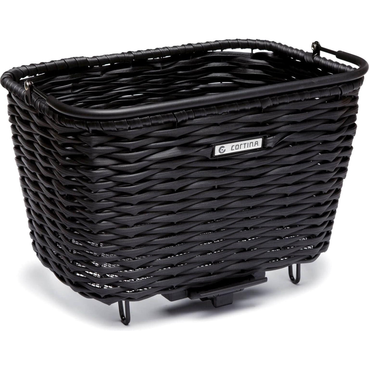 Zwarte Cortina Mand Lyon Avs accessoire met afmetingen 34x24x22 cm, geschikt voor opbergen en decoratie.