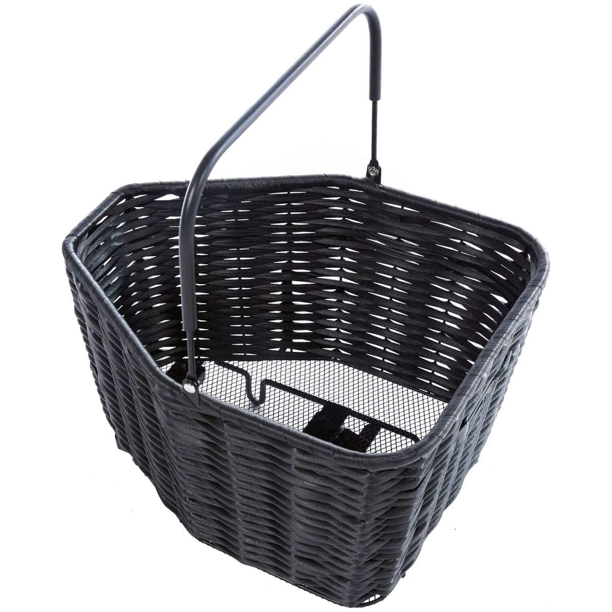 Zwarte Cortina Mand Sevilla Avs fietsmand van 29L met afmetingen 40x33x22 cm, geschikt voor fietstassen en accessoires