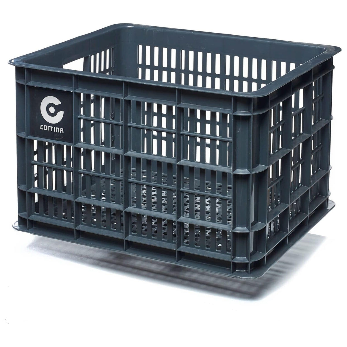 Blauwe Cortina fietskrat San Francisco Avs 27L met afmetingen 40x33x25cm, geschikt voor bagage en transport.