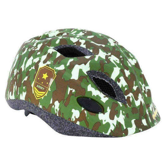 Polisport Kinderhelm Army S (52-56 Cm) - Met Led Verlichting - Le Coq Wielerartikelen