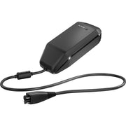 Bosch standaard fietslader 36V 4A voor Smart System e-bike, zichtbaar met aansluitingen en kabel voor opladen van elektrische fiets