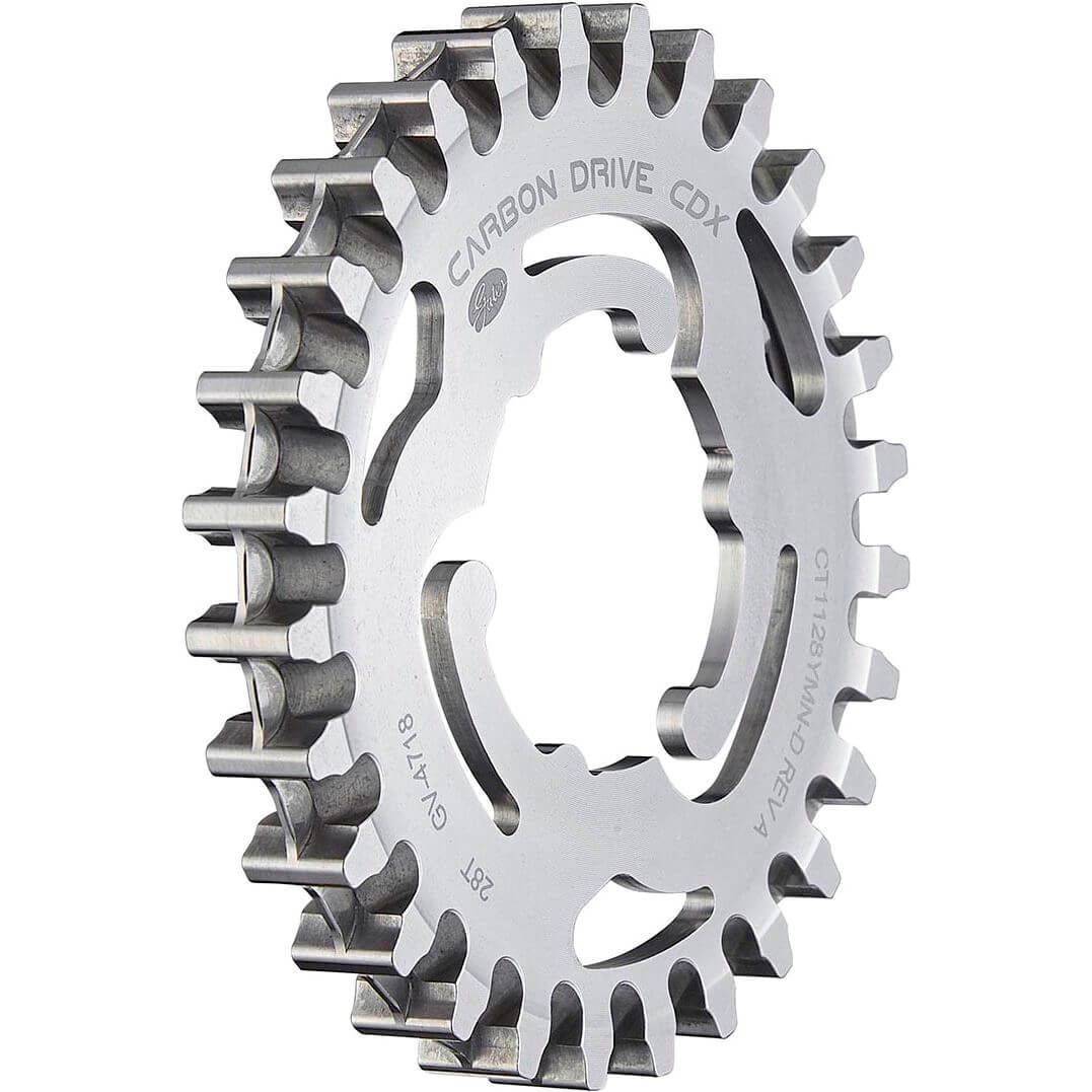 Gates CDXR28MN5AMx1534 achtertandwiel voor Shimano Nexus 5E, zwart en met tandprofiel, geschikt voor fiets.