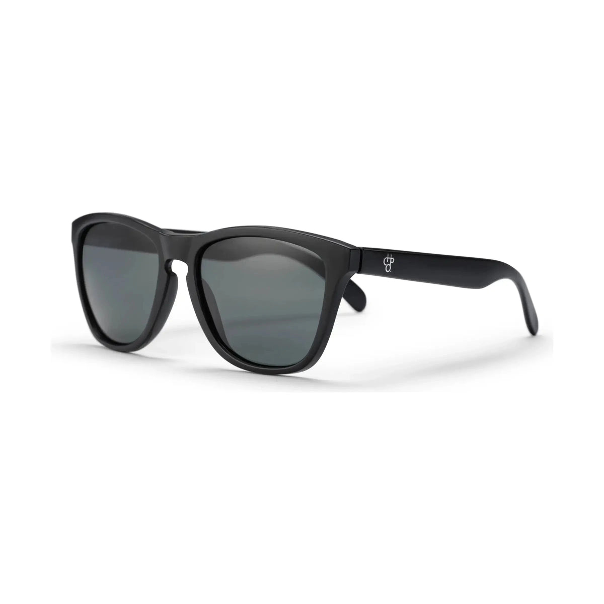 CHPO Bril Bodhi fietsbril met sportief zwart frame en lichte lens, geschikt voor wielrennen en buitenactiviteiten.