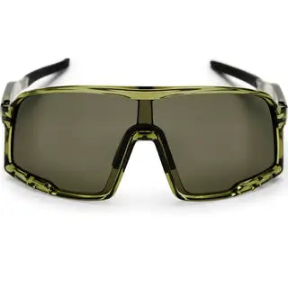 Oversized CHPO fietsbrillen van gerecycled plastic met donkere montuur en brede glazen voor een duurzame, stijlvolle look.