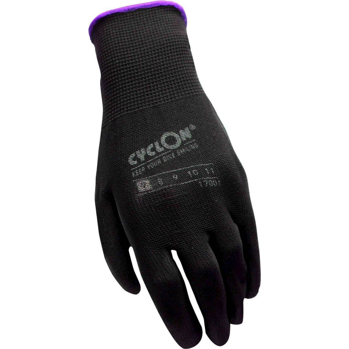 CyclOn montagehandschoen voor werkbescherming, blauwe handschoen met stevige pasvorm en duurzame materialen.