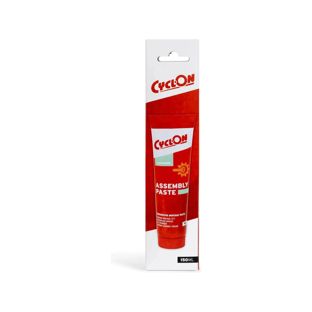 CyclOn Montagepasta CMP150BK in 150 ml container, geschikt voor montage en thermische geleiding, zwart verpakking
