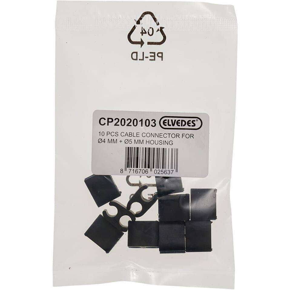 Elvedes Kabelclip Duo 4,1 - 5Mm Zak (10) - Le Coq Wielerartikelen