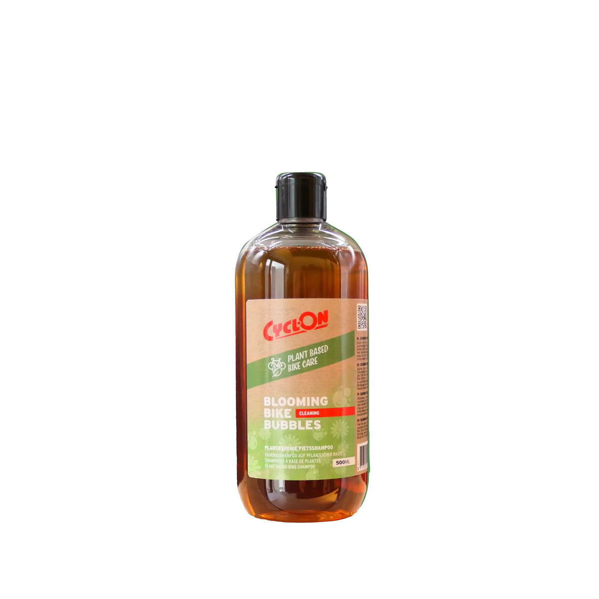 CyclOn plant-based bloeiende fietszeep voor schoonmaak, geconcentreerd fietsshampoo, zichtbaar in de afbeelding