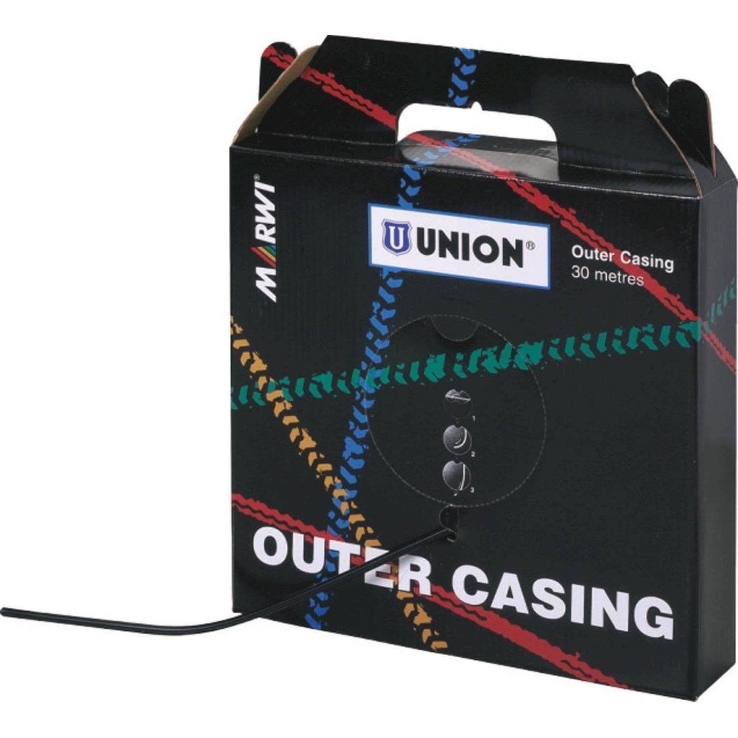 Union Rol Versn Buitenkabel 4Mm Zwart (30M - Le Coq Wielerartikelen
