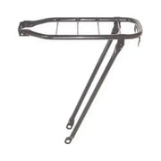 Zwarte Steco Tourdrager voor 28-inch fietsen zonder standaard, stevig bagagedrager voor fietsaccessoires