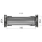 Elvedes Trapas Cupset Threadfit Shimano BSA Fatbike - Zwart - Le Coq Wielerartikelen