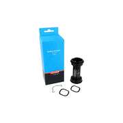 Zwarte Elvedes Trapas Cupset Twistfit Campagnolo BB386, trapasonderdelen voor fiets, zichtbaar op de afbeelding.