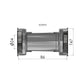 Elvedes Trapas Cupset Threatfit T47 Shimano 86mm - Zwart - Le Coq Wielerartikelen