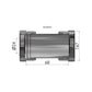 Elvedes Trapas Cupset Threatfit T47 Shimano 68mm - Zwart - Le Coq Wielerartikelen