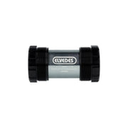 Elvedes Trapas Cupset Threatfit T47 Shimano 68mm zwart, stevige trapas voor fiets, zichtbaar met zwarte cupset en T47 schroefdraad