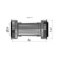 Elvedes Trapas Cupset Threatfit T47 DUB 86mm - Zwart - Le Coq Wielerartikelen