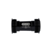 Zwarte Elvedes Trapas cupset Threatfit T47 DUB 86mm, zichtbaar op de afbeelding. Geschikt voor fietsonderdelen en reparaties.