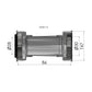 Elvedes Trapas Cupset Threatfit T47 Praxis 86mm - Zwart - Le Coq Wielerartikelen