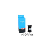 Elvedes Trapas Thread Fit T47 Praxis intern 68 mm, zwart, met metalen bevestigingspunten voor fietsversnellingssystemen