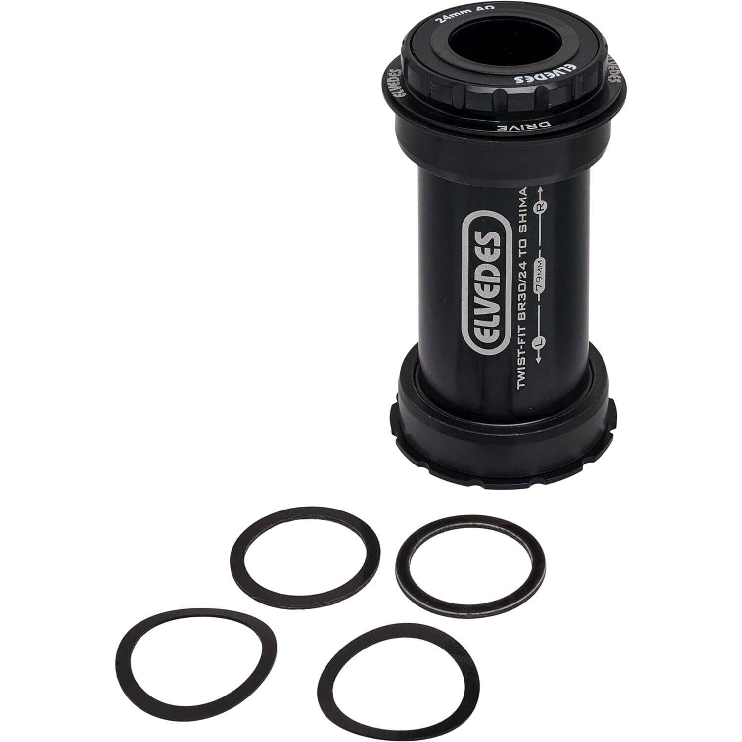 Elvedes Trapas Adapter Twistfit Bb Right Shimano 24Mm - Le Coq Wielerartikelen