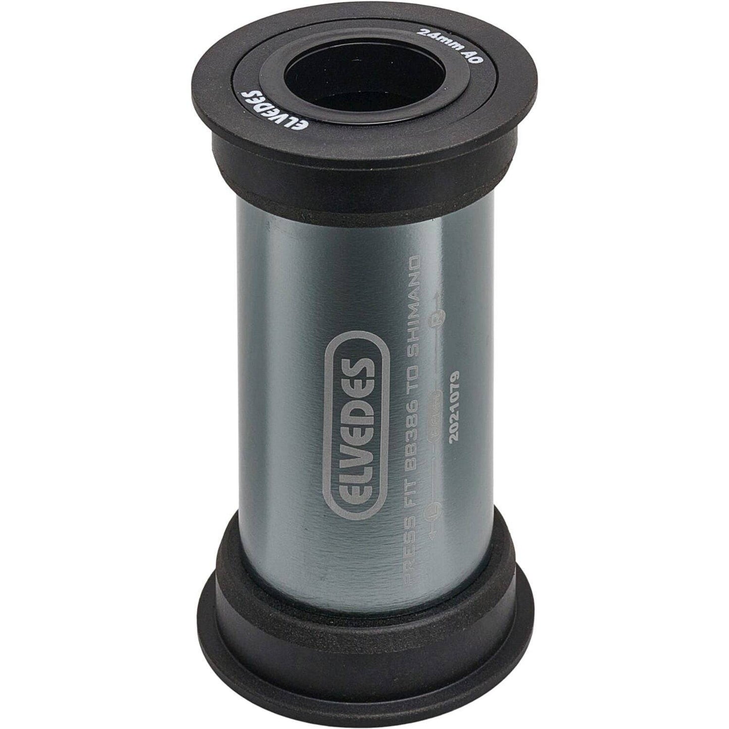 Elvedes Trapas Cupset Pressfit Shimano BB386 - Zwart - Le Coq Wielerartikelen