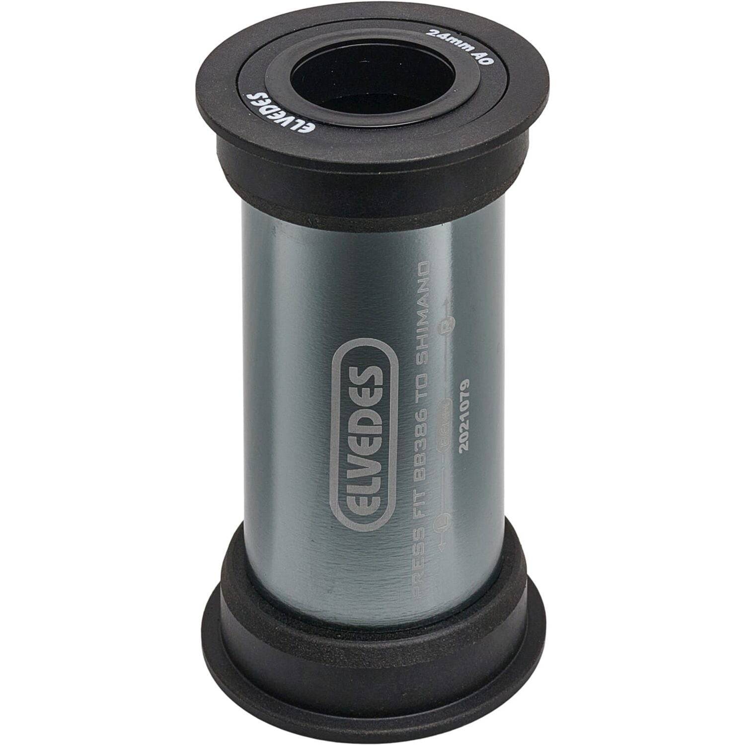 Elvedes Trapas Cupset Pressfit Shimano BB386 - Zwart - Le Coq Wielerartikelen
