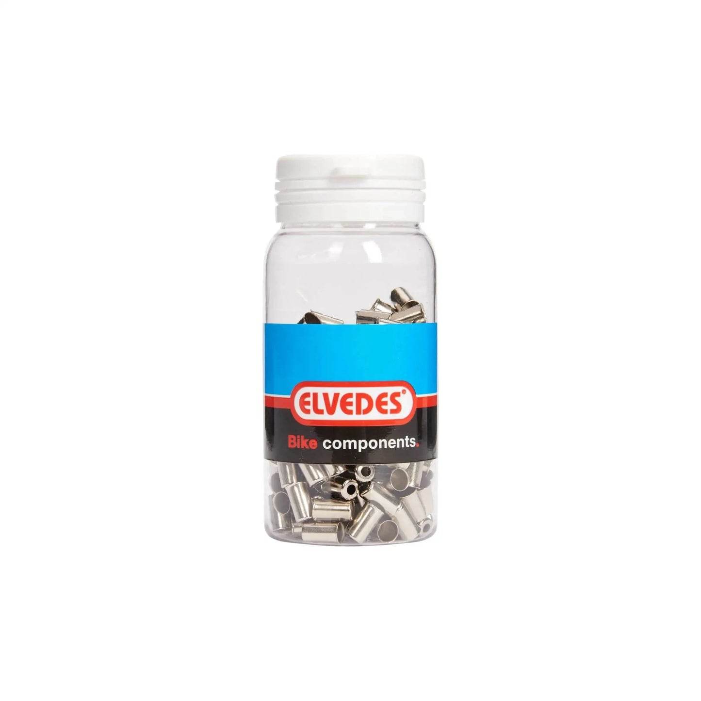 Kabelhoedje Elvedes Ø5,0Mm Messing - Zilver (200 Stuks) - Le Coq Wielerartikelen