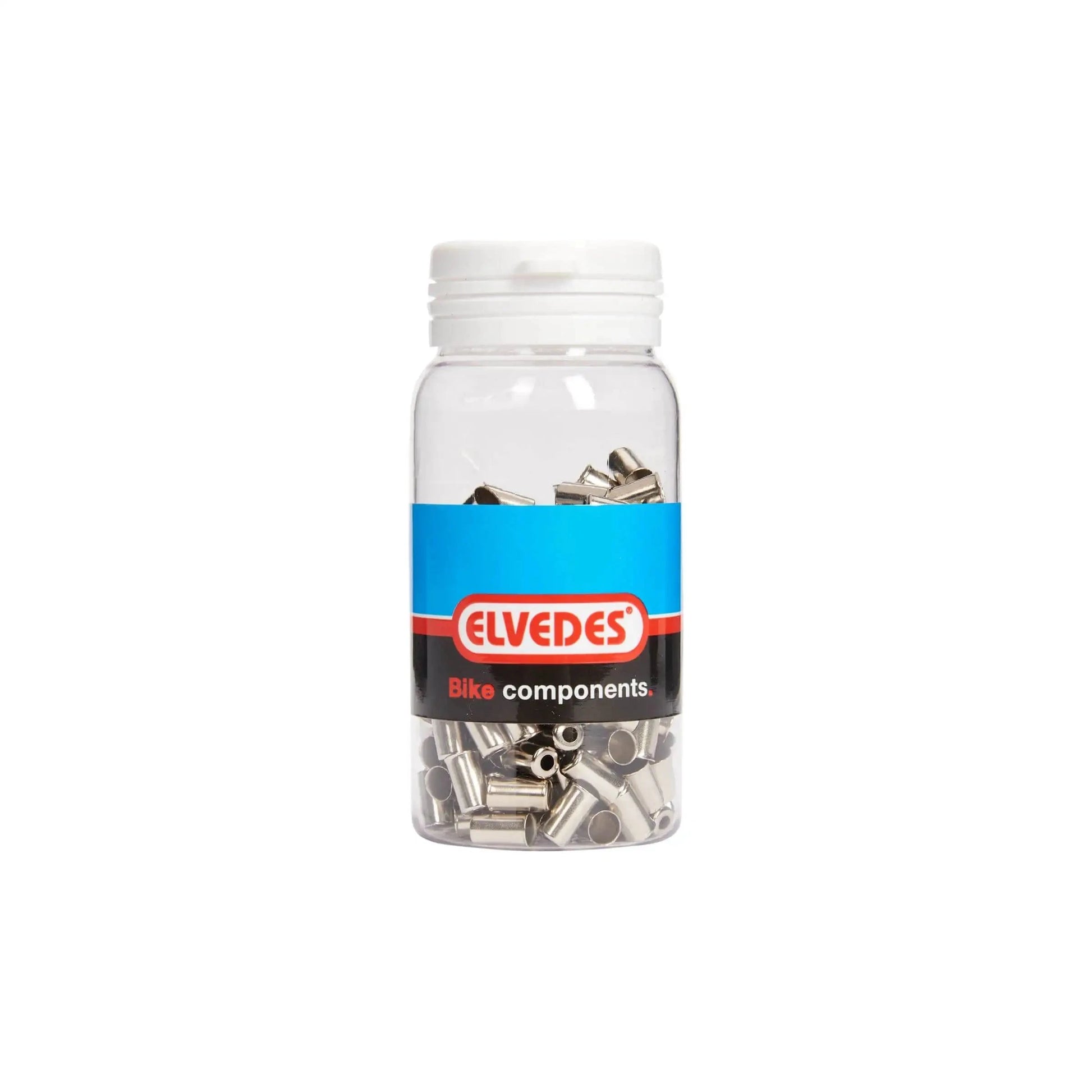 Kabelhoedje Elvedes Ø5,0Mm Messing - Zilver (200 Stuks) - Le Coq Wielerartikelen