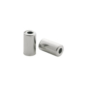 Set van 200 zilveren messing kabelhoedjes van Elvedes, Ø5,0 mm, voor veilige en nette kabelverbindingen.
