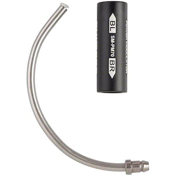 Shimano Power Modulator V-Brake kabelbocht in zwart, lichtgewicht remonderdeel voor fietsremmen, 135 g.