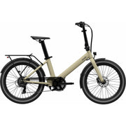 Eovolt elektrische vouwfiets Evening 24 V2 met compact frame en stuur, zwart kleur, klaar voor gebruik op de weg