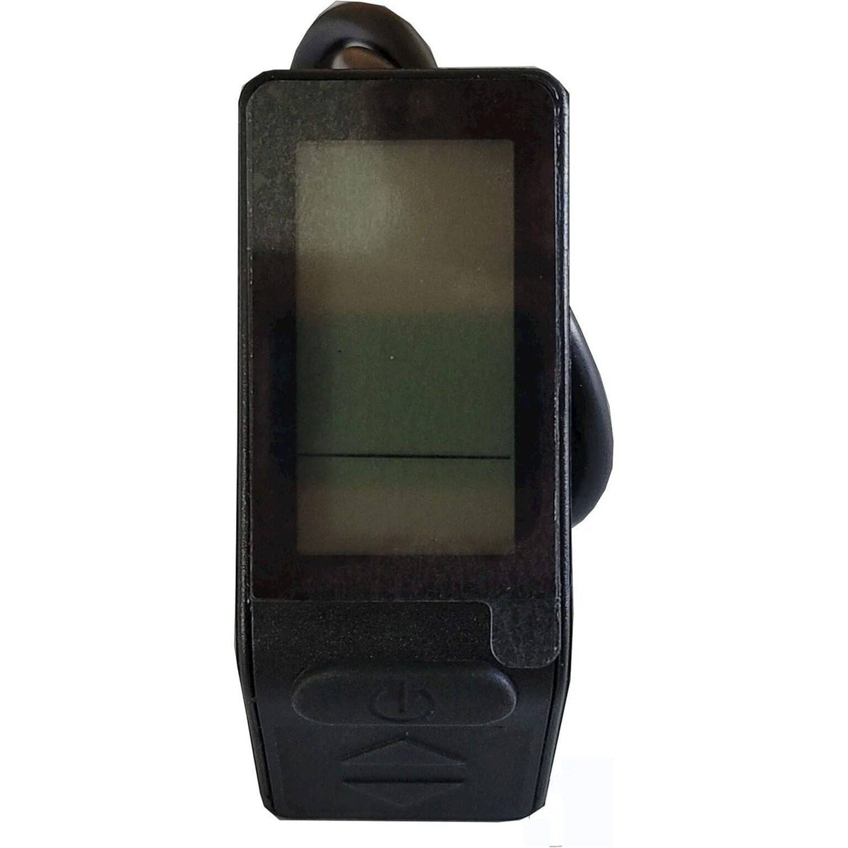 Eovolt e-bike LCD-display set KT 2023, close-up van het bedieningspaneel met scherm en knoppen voor elektrische fiets