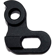 Eovolt derailleurpad in zwart met zachte vulling voor optimale bescherming en comfort tijdens het fietsen.