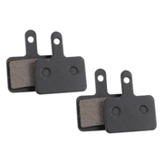 Edge B01S Shimano schijfremblokset organisch, 2 sets, geschikt voor Deore en andere Shimano remmodellen, zichtbaar in de afbeelding.